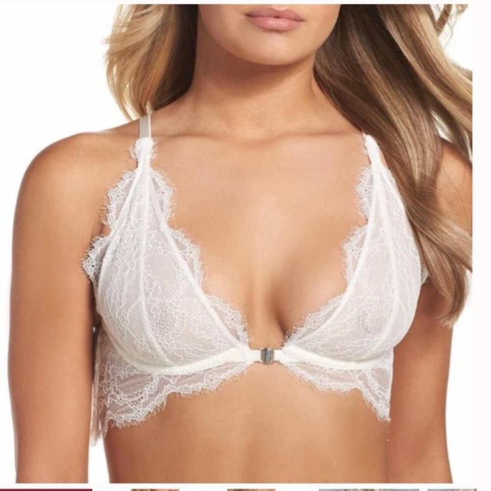 Free People You're So Great Underwire Bra Ivory 34D NWT